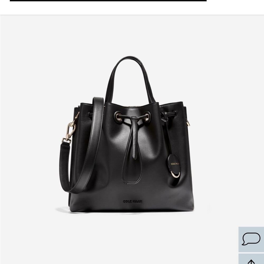 NWT Cole Haan Black Bucket bag